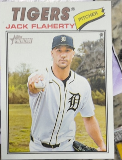 2026 Topps Heritage #204 Jack Flaherty — front