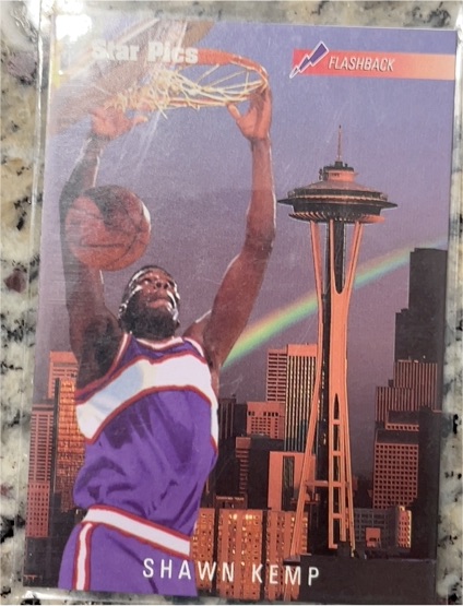 1991 Star Pics #50 Shawn Kemp — front