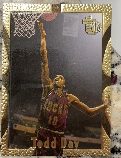 1994-95 Topps Embossed #53 Todd Day Milwaukee Bucks — front