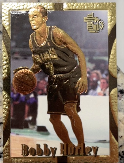 1994-95 Topps Embossed #82 Bobby Hurley — front