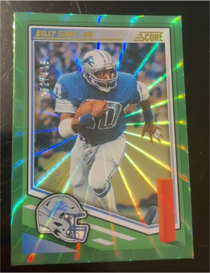 2025 Score #233 Billy Sims — front