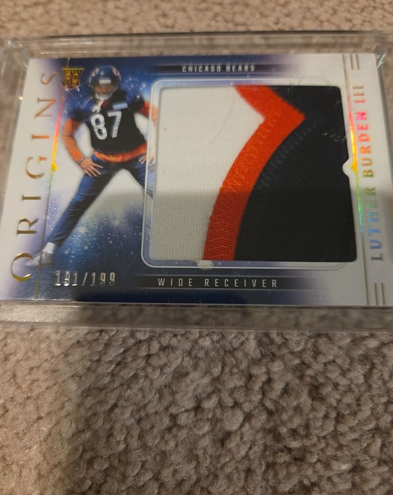 2025 Panini Origins #RJY-LBN Luther Burden III Rookie Jumbo Jerseys — front