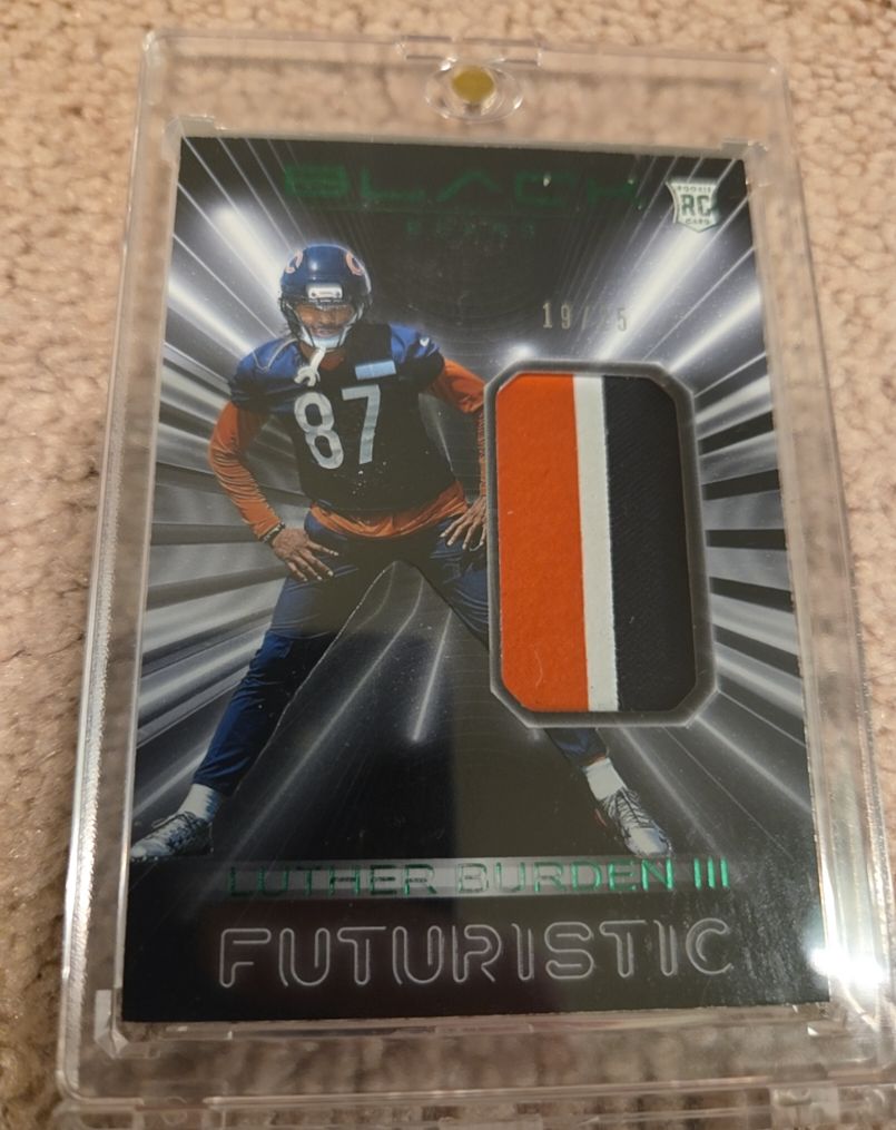 2025 Panini Black Futuristic #FUT-LBN Luther Burden III — front