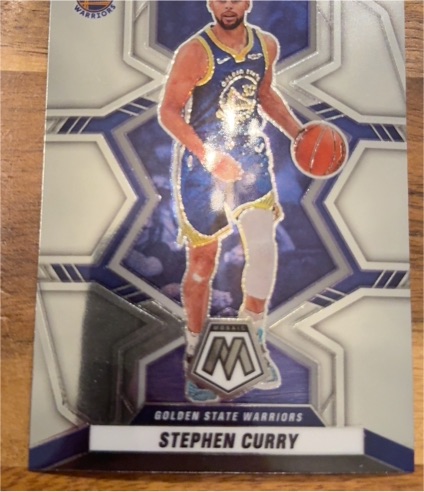 2021-22 Panini Mosaic #101 Stephen Curry — front
