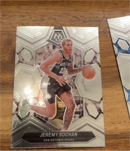 2023-24 Panini Mosaic #35 Jeremy Sochan — front