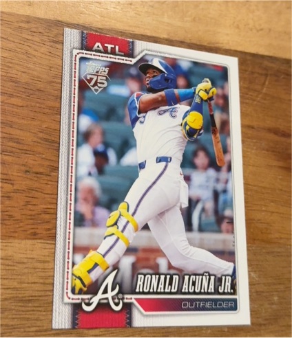 2023 Topps 75th Anniversary #50 Ronald Acuña Jr. — front