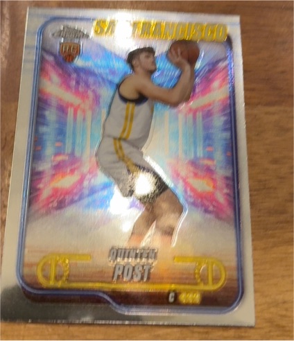 2024-25 Topps Chrome #121 Quinten Post — front