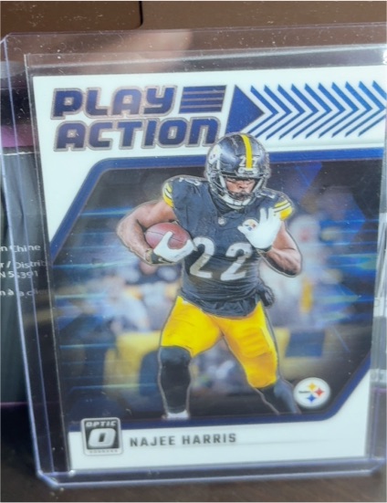 2024 Panini Donruss Optic #17 Najee Harris Play Action Pittsburgh Steelers — front