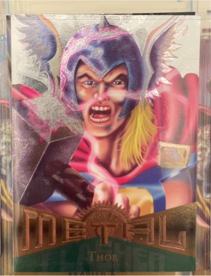 1995 Fleer Marvel Metal #13 Thor — front