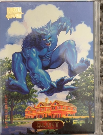 1994 Fleer Marvel Masterpieces #3 Beast — front