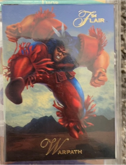 1994 Flair Marvel Annual #144 Warpath — front