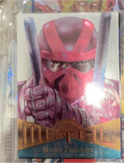 1995 Fleer Marvel Metal #66 Night Thrasher — front