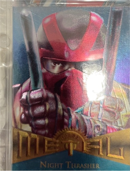 1995 Fleer Marvel Metal #66 Night Thrasher — front