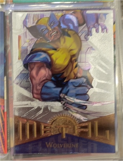 1995 Fleer Marvel Metal #125 Wolverine — front