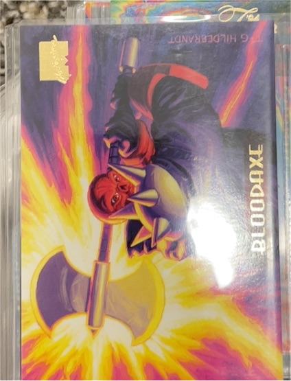 1994 Fleer Marvel Masterpieces #15 Bloodaxe — front
