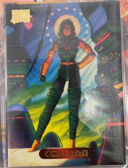 1994 Fleer Marvel Masterpieces #22 Cerebra — front