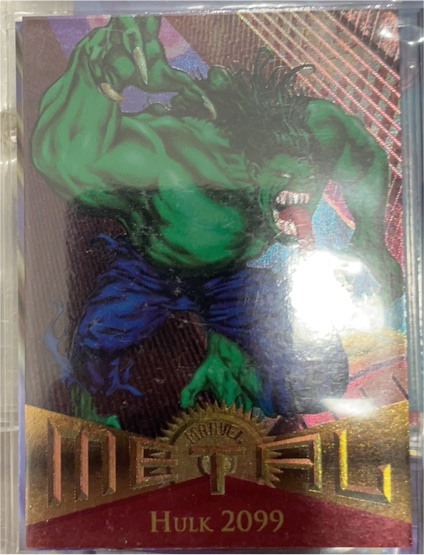 1995 Fleer Marvel Metal #47 Hulk 2099 — front