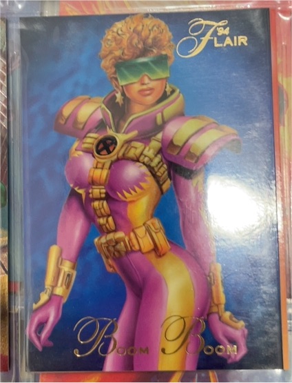 1994 Flair Marvel # Boom Boom — front