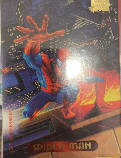 1994 Fleer Marvel Masterpieces #115 Spider-Man — front