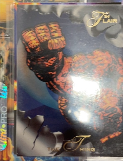 1994 Flair Marvel The Thing #1 — front
