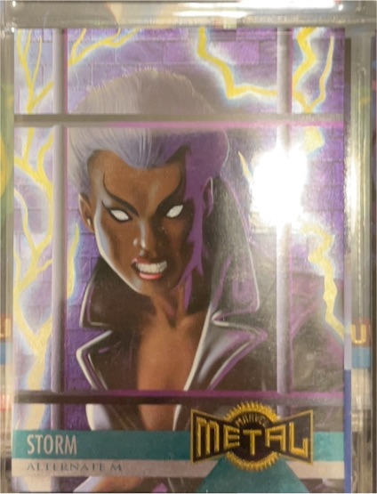 1995 Fleer Marvel Metal #135 Storm The Thief Alternate M — front