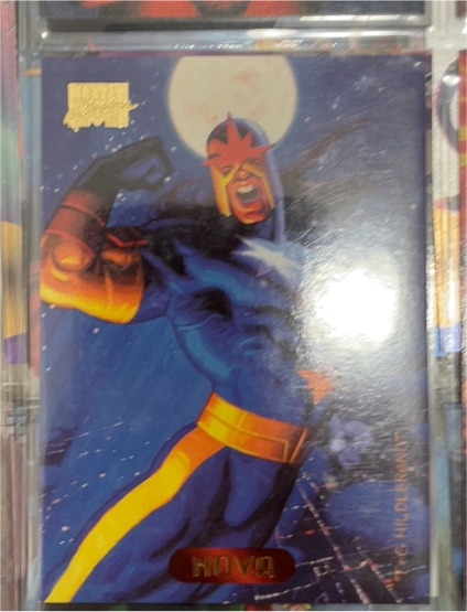 1994 Fleer Marvel Masterpieces #86 Nova — front