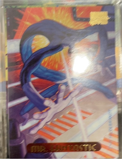 1994 Fleer Marvel Masterpieces #76 Mr. Fantastic — front