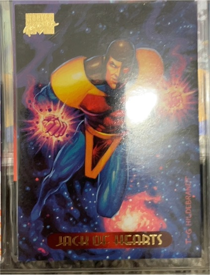 1994 SkyBox Marvel Masterpieces #57 Jack of Hearts — front
