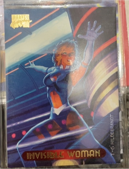 1994 Fleer Marvel Masterpieces #55 Invisible Woman — front
