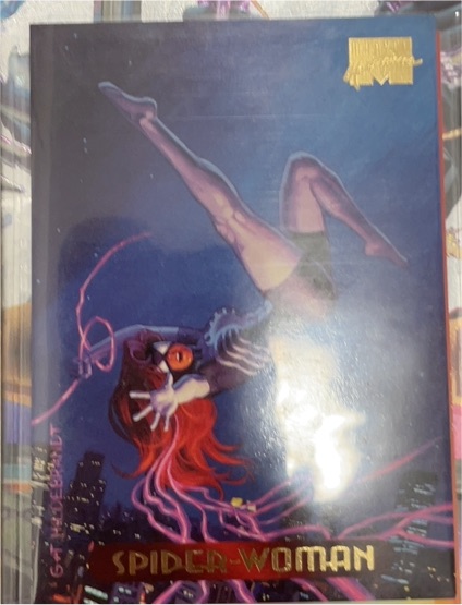 1994 Fleer Marvel Masterpieces #117 Spider-Woman — front