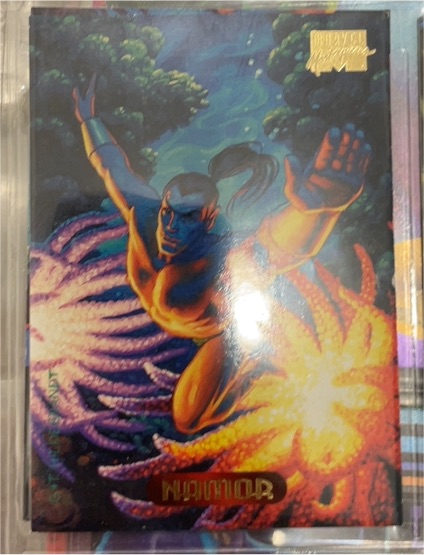 1994 Fleer Marvel Masterpieces #81 Namor — front