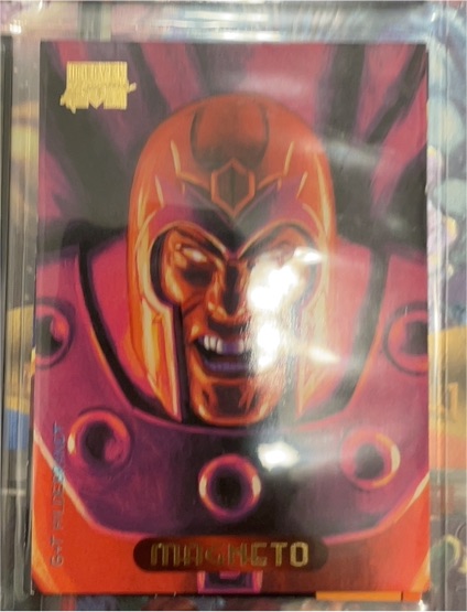 1994 Fleer Marvel Masterpieces #70 Magneto — front