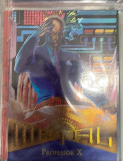 1995 Fleer Marvel Metal #111 Professor X — front