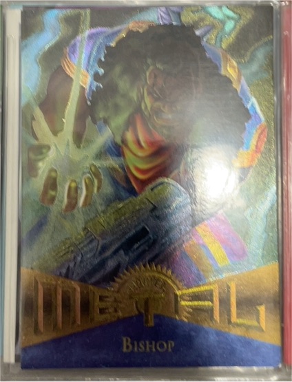 1995 Fleer Marvel Metal #86 Bishop — front
