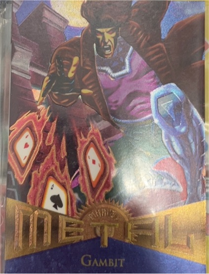 1995 Fleer Marvel Metal #94 Gambit — front