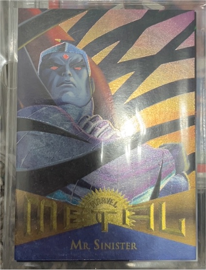 1995 Fleer Marvel Metal #106 Mr. Sinister — front