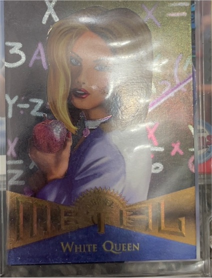 1995 Fleer Marvel Metal #124 White Queen — front