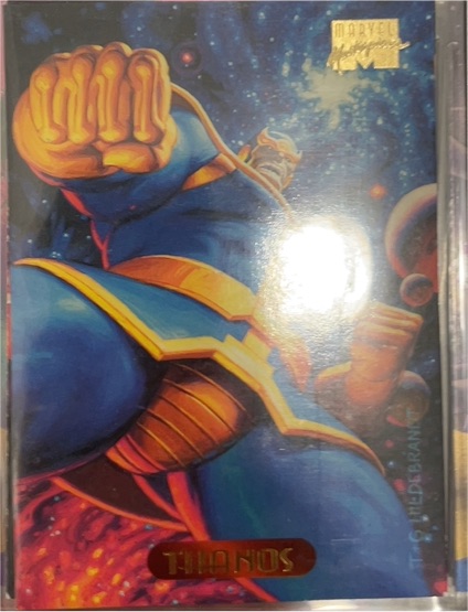 1994 Marvel Masterpieces #122 Thanos — front