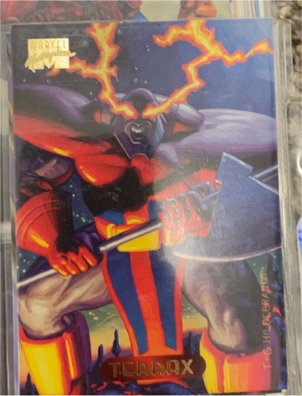 1994 Fleer Marvel Masterpieces #121 Terrax — front