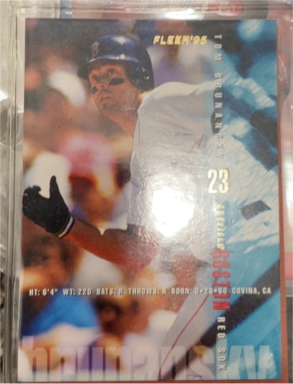 1995 Fleer #24 Tom Brunansky — front