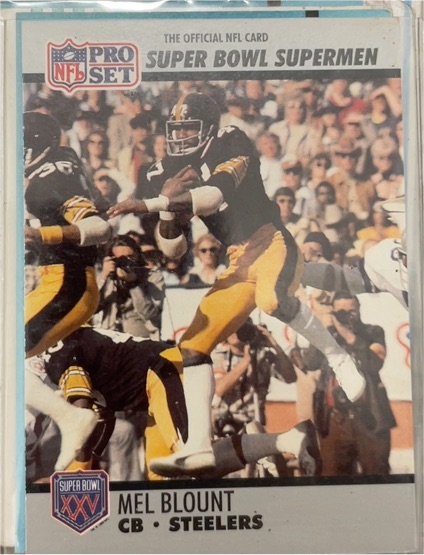 1990 Pro Set Super Bowl XXV #101 Mel Blount — front