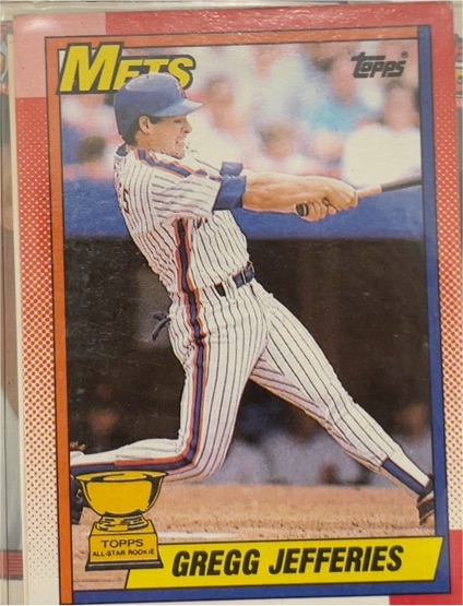 1990 Topps #457 Gregg Jefferies — front