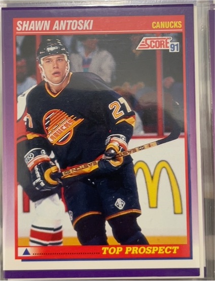 1991-92 Score American #323 Shawn Antoski — front