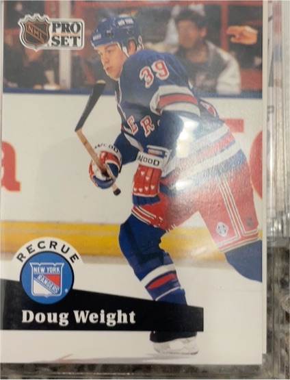 1991-92 Pro Set #549 Doug Weight — front