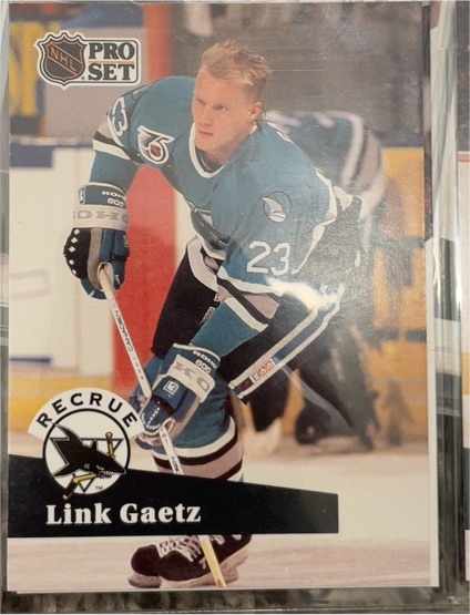 1991-92 Pro Set #561 Link Gaetz — front