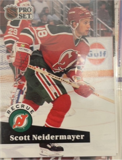 1991-92 Pro Set #547 Scott Niedermayer New Jersey Devils — front