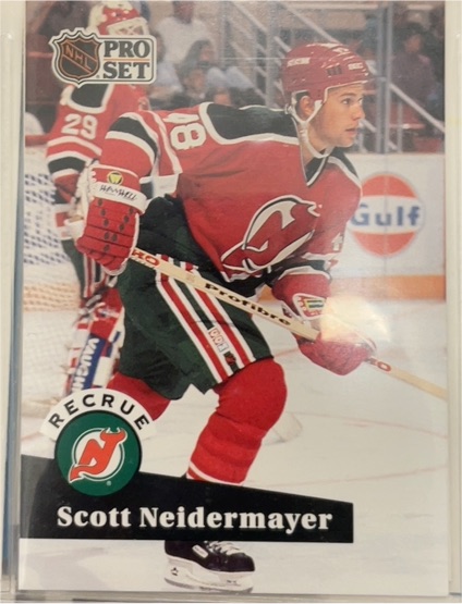 1991-92 Pro Set #547 Scott Niedermayer — front