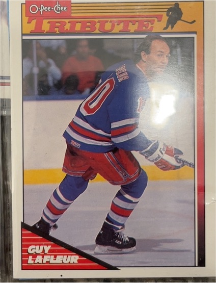 1991-92 O-Pee-Chee #2 Guy Lafleur New York Rangers — front