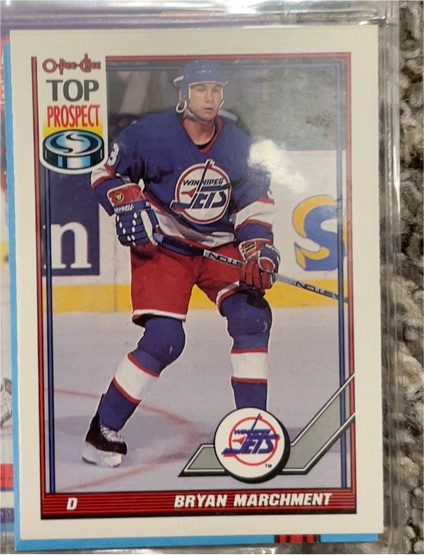 1991-92 O-Pee-Chee #116 Bryan Marchment — front