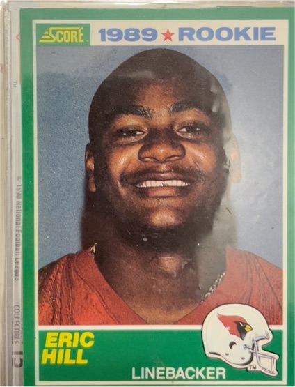 1989 Score #251 Eric Hill — front